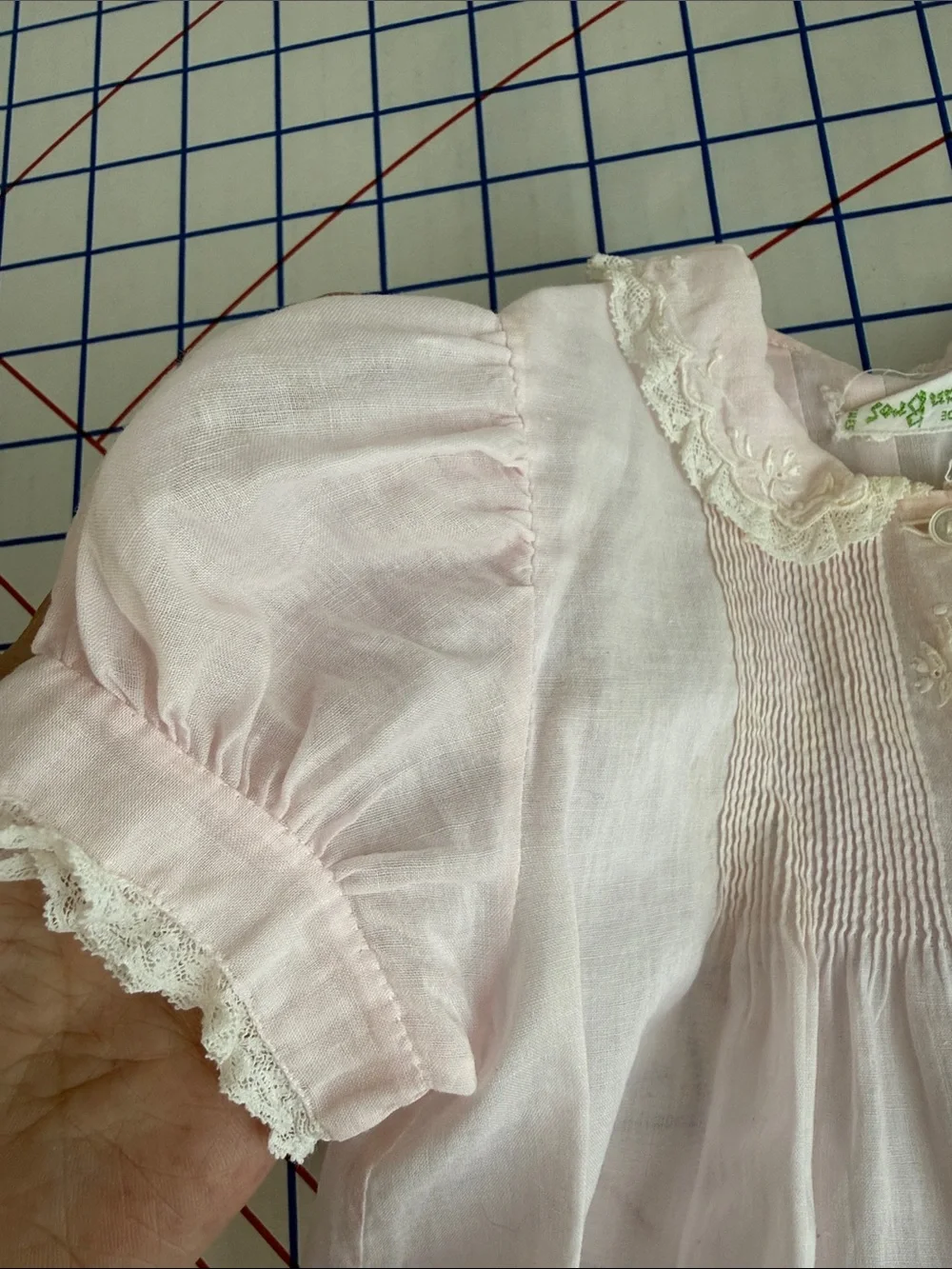 Vintage Fetterman Bros Hand Made Heirloom Dress & Slip Cutter Sewing Lot